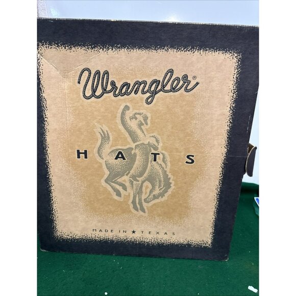 Wrangler Felt Cowboy Hat Embroidered Horse With Snake Skin Hat and 2nd Band - Picture 2 of 10